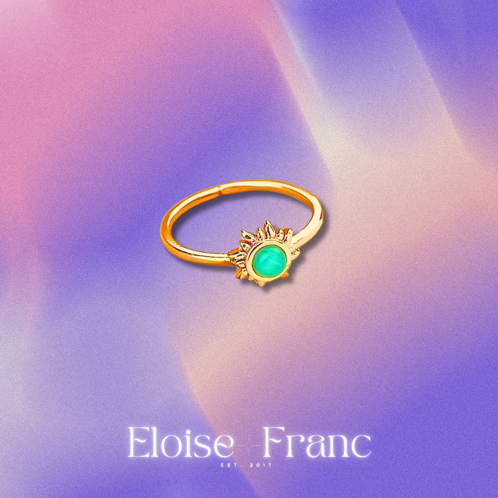 "Sol" : Sun Signet : Ring